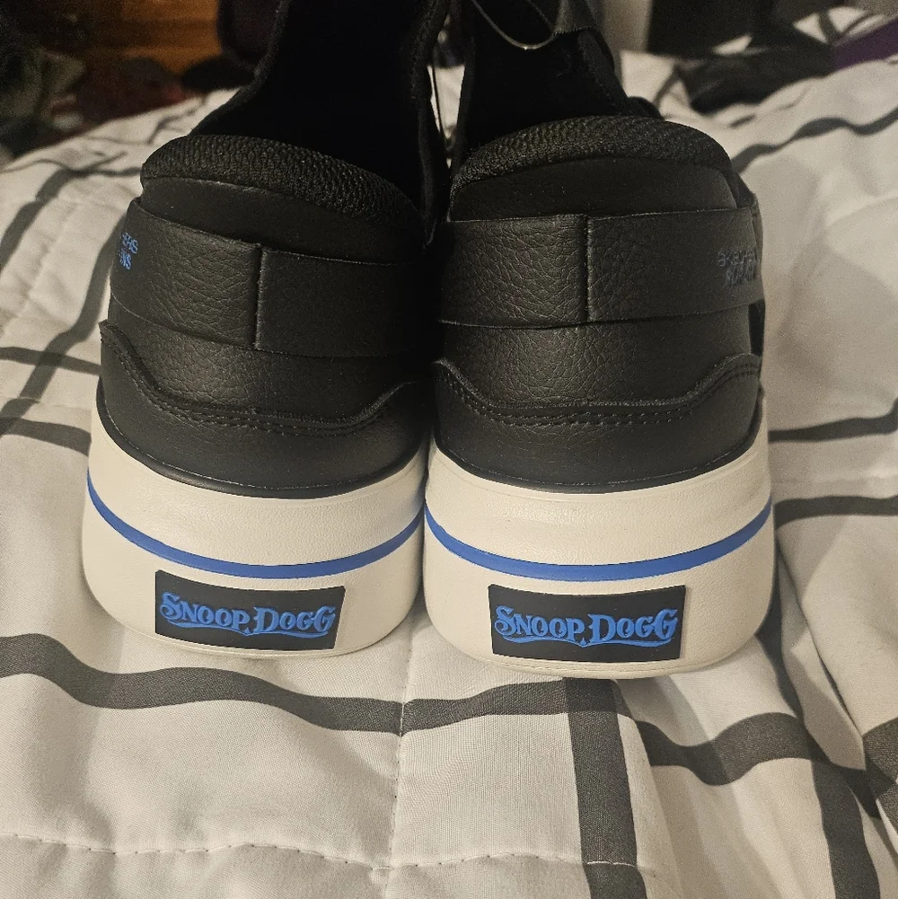 Skechers Snoop Dogg‎ Snoop One Mens Fashion Sneakers in Black White - 10.5 US